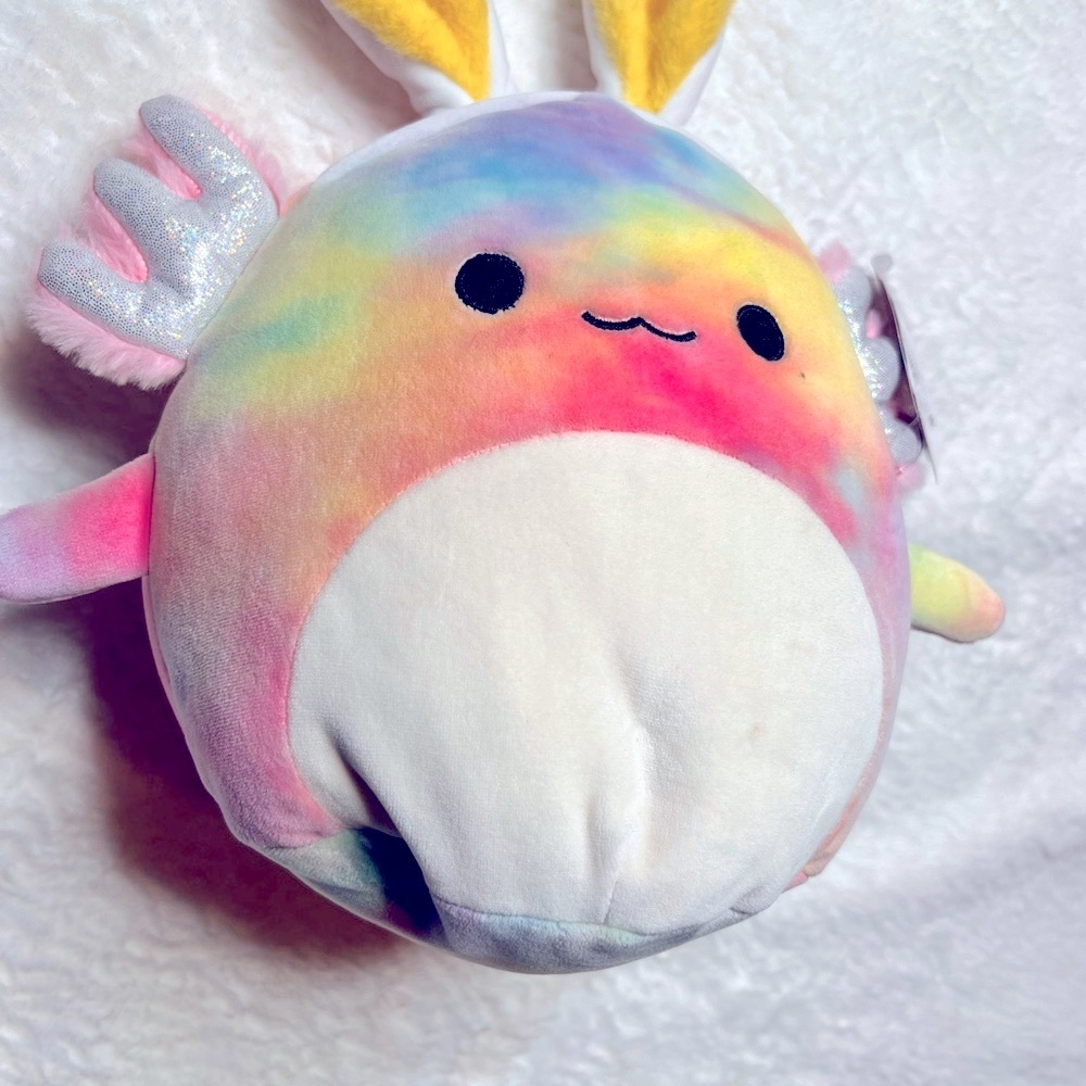 Squishmallows Yellow and Pink Stuffed Animal Plush tinley - Picture 3 of 12
